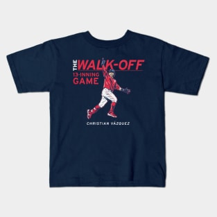 Christian Vazquez The Walk-Off Kids T-Shirt